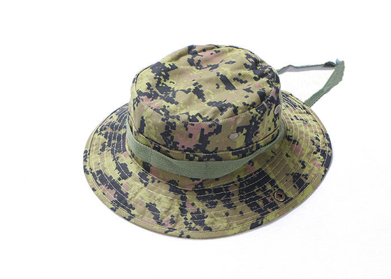 중국 디지털 방식으로 녹색 육군 전술상 모자, Ripstop Multicam Boonie 모자 조정가능한 끈 공장