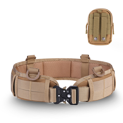 Russian Camouflage Tactical Security Belt Adjustable With Military Tactical Waist Belt Bag